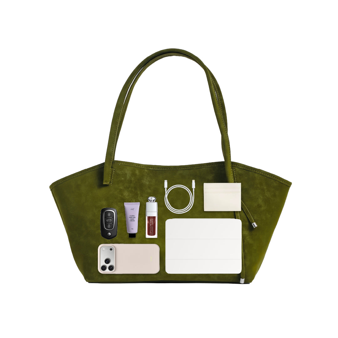 [STELLA] Bagel's Suede & Co Tote Bag