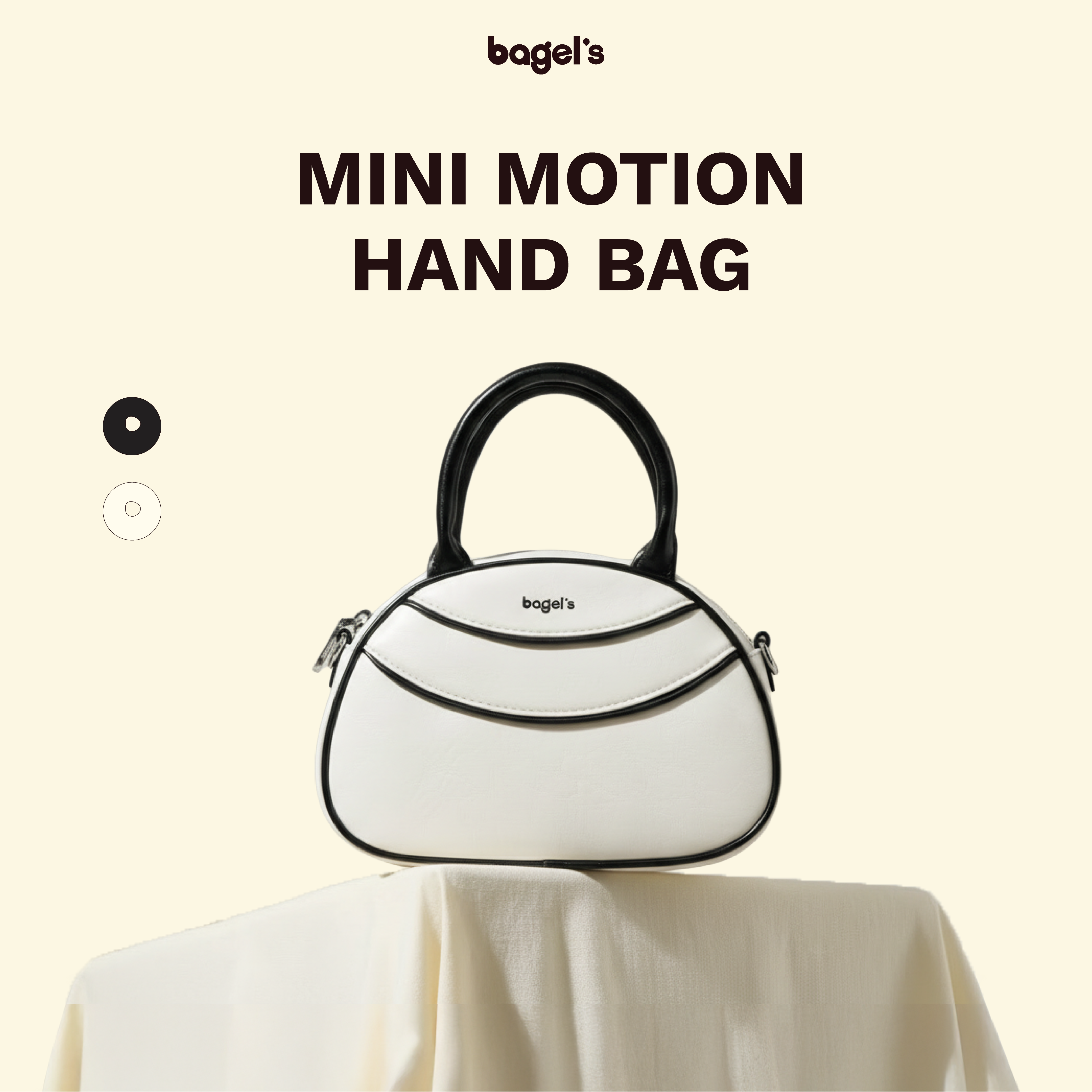 [KIKY] Bagel's Mini Motion Hand Bag
